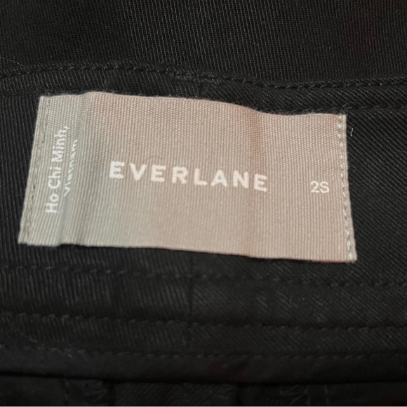 !!SOLD!! NWT EVERLANE THE WAY HIGH DRAPE PANT BLACK WIDE LEG RELAXED PLEATED 2S - Picture 12 of 15